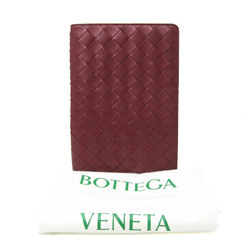 ボッテガ・ヴェネタ(Bottega Veneta) イントレチャート A5 手帳 ボルドー ブックカバー