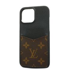 ルイ・ヴィトン(Louis Vuitton) ルイ・ヴィトン スマホケース モノグラム iPhone バンパー13Pro M81224 ブラウン ノワールメンズ レディース