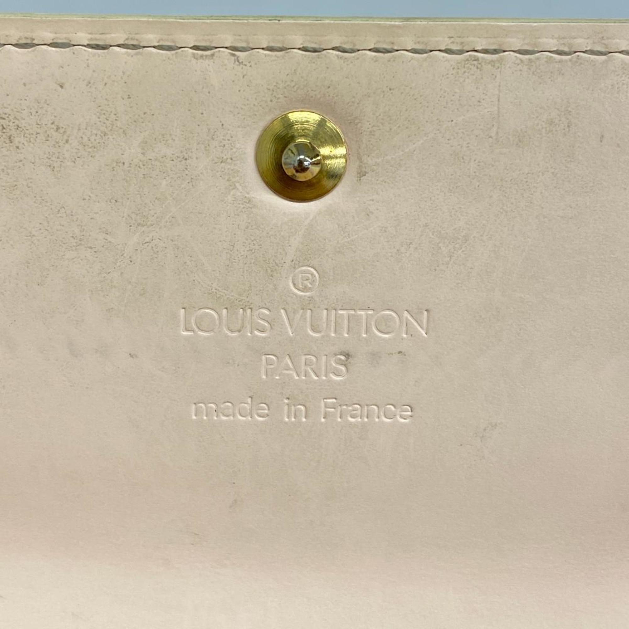 ルイ・ヴィトン(Louis Vuitton) ルイ・ヴィトン 長財布 ヴェルニ ポシェットポルトモネクレディ M91322 マシュマロピンクレディース