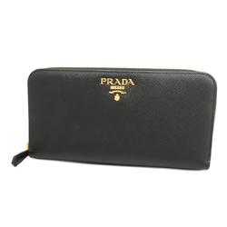 プラダ(Prada) プラダ 長財布 サフィアーノ レザー ブラック   レディース