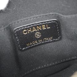 シャネル(Chanel) シャネル ショルダーバッグ マトラッセ カメリア チェーンショルダー ラムスキン ブラック シャンパン  レディース