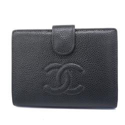 シャネル(Chanel) シャネル 財布 キャビアスキン ブラック   レディース