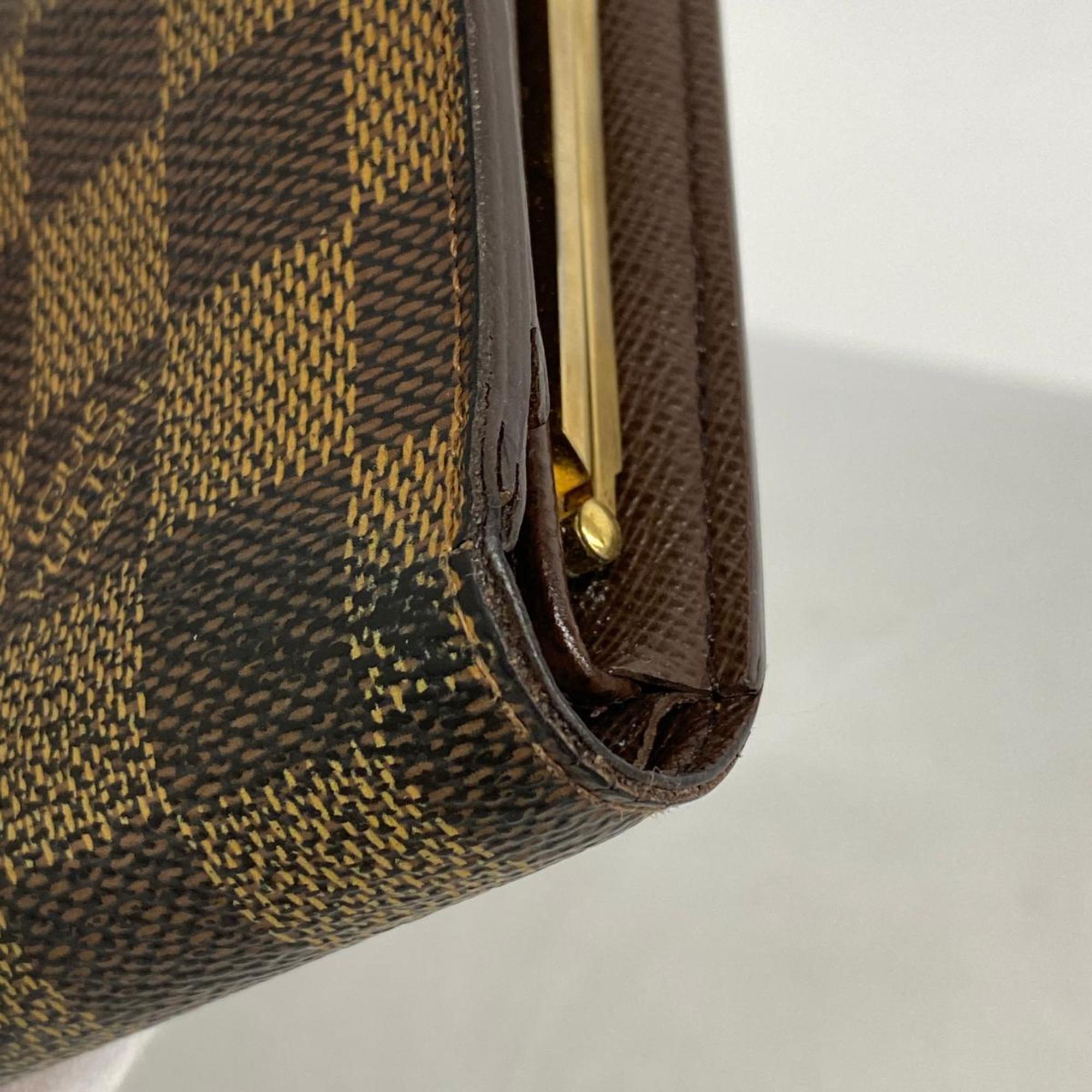 ルイ・ヴィトン(Louis Vuitton) ルイ・ヴィトン 財布 ダミエ ポルトモネビエヴィエノワ N61664 エベヌメンズ レディース