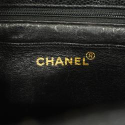 シャネル(Chanel) シャネル ショルダーバッグ マトラッセ デカココ チェーンショルダー キャビアスキン ブラック   レディース