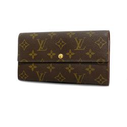 ルイ・ヴィトン(Louis Vuitton) ルイ・ヴィトン 長財布 モノグラム ポシェットポルトモネクレディ M61726 ブラウンメンズ レディース