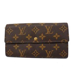 ルイ・ヴィトン(Louis Vuitton) ルイ・ヴィトン 長財布 モノグラム ポシェットポルトモネクレディ M61725 ブラウンメンズ レディース