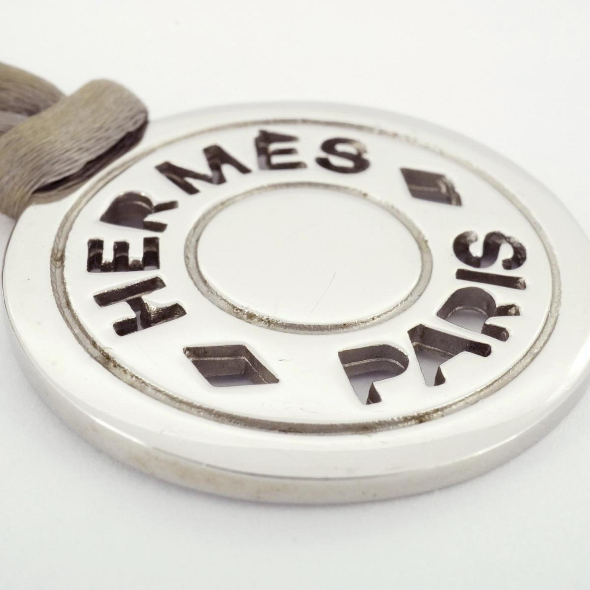 エルメス(Hermes) エルメス ネックレス セリエ メタル素材 シルバー グレー  レディース