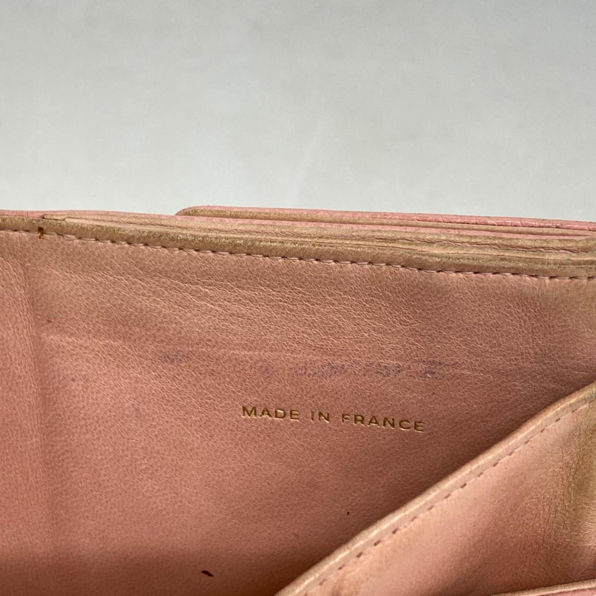 シャネル(Chanel) シャネル 財布 キャビアスキン ライトピンク   レディース