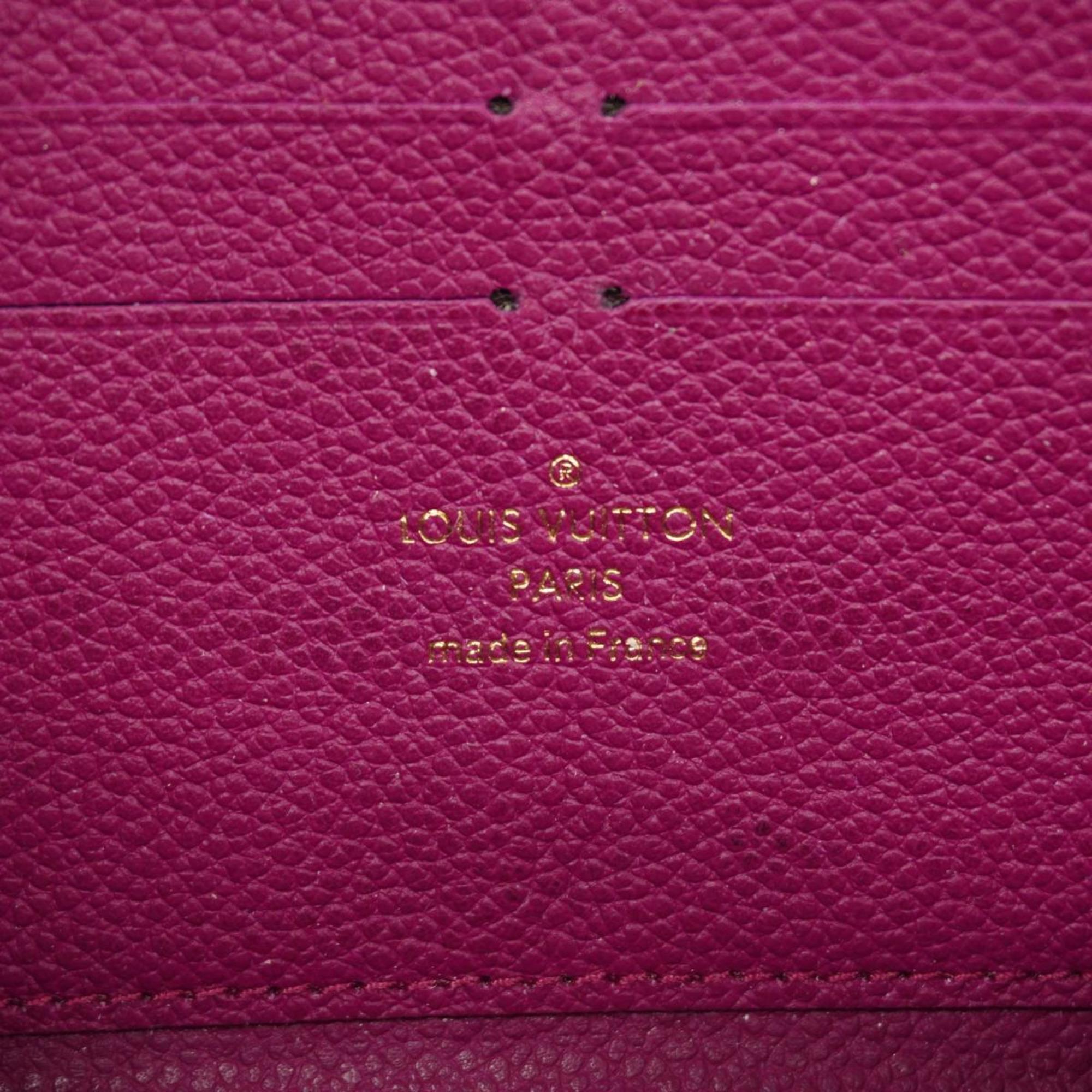 ルイ・ヴィトン(Louis Vuitton) ルイ・ヴィトン 長財布 モノグラム・アンプラント ジッピーウォレット M61388 グレープレディース