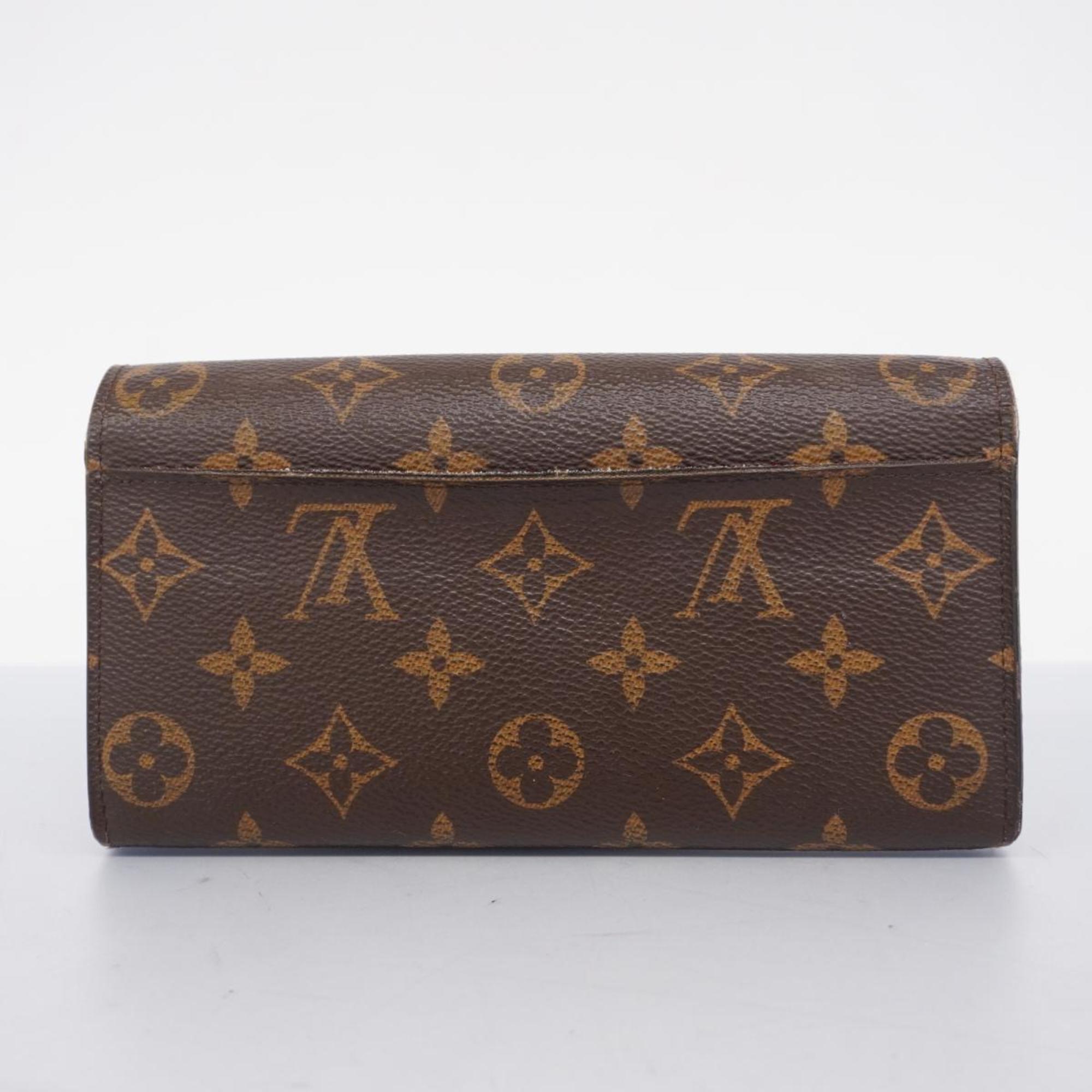 ルイ・ヴィトン(Louis Vuitton) ルイ・ヴィトン 長財布 モノグラム ポルトフォイユサラ M62234 ブラウン フューシャレディース