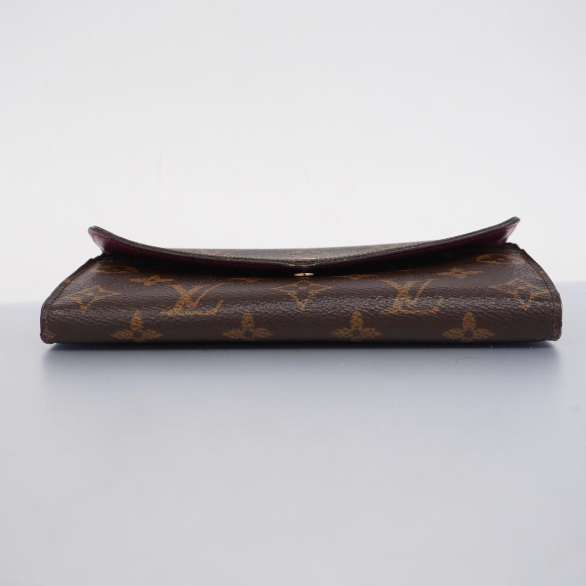 ルイ・ヴィトン(Louis Vuitton) ルイ・ヴィトン 長財布 モノグラム ポルトフォイユサラ M62234 ブラウン フューシャレディース