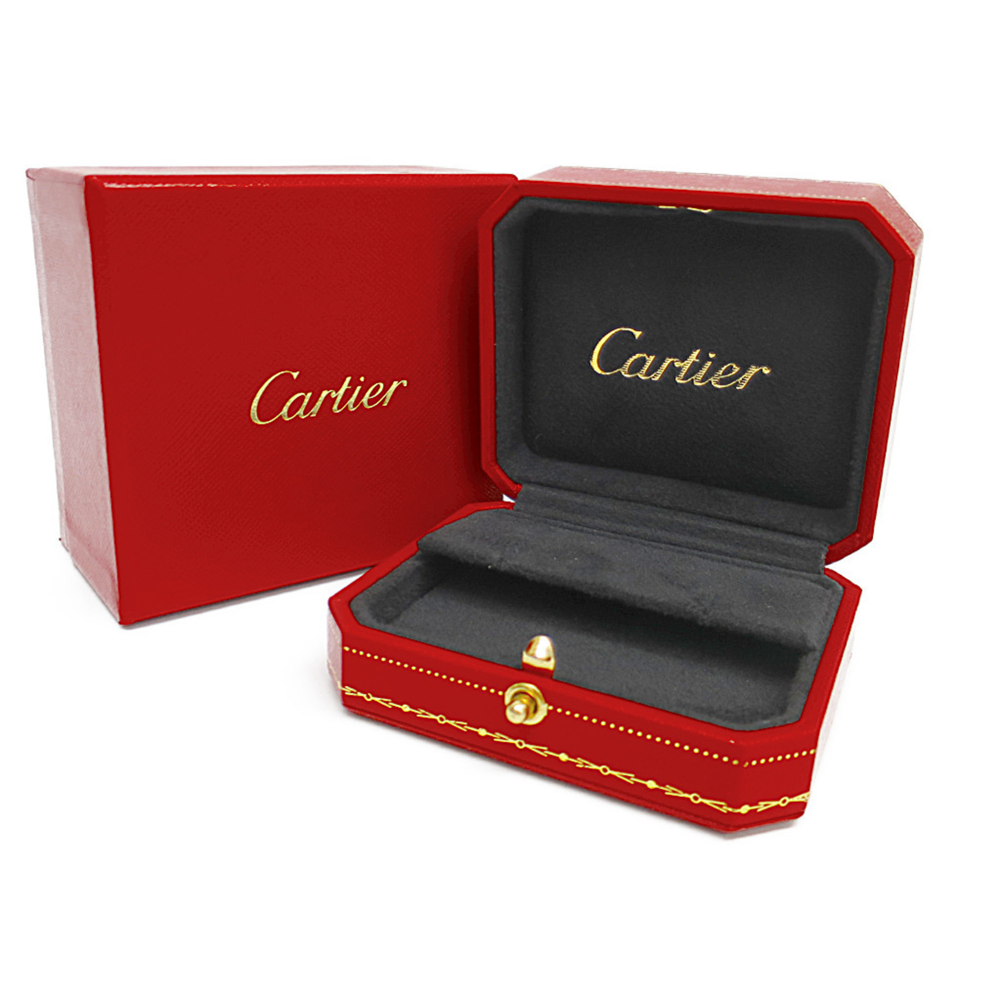 カルティエ(Cartier) ミニラブ ピアス 無し K18ピンクゴールド(K18PG) ハーフフープピアス ピンクゴールド(PG)