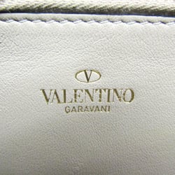 ヴァレンティノ・ガラヴァーニ(Valentino Garavani) ロックスタッズ ミニ レディース レザー クラッチバッグ,ショルダーバッグ ブロンズ