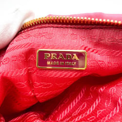 プラダ(Prada) リボンモチーフ 1N1422 レディース レザー,ナイロン ポーチ ピンク