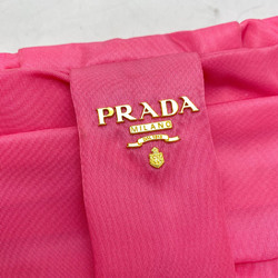 プラダ(Prada) リボンモチーフ 1N1422 レディース レザー,ナイロン ポーチ ピンク