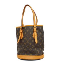 ルイ・ヴィトン(Louis Vuitton) ルイ・ヴィトン トートバッグ モノグラム バケットPM M42238 ブラウンレディース