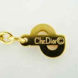 クリスチャン・ディオール(Christian Dior) クリスチャンディオール ネックレス チェーン ラインストーン GPメッキ ゴールド  レディース