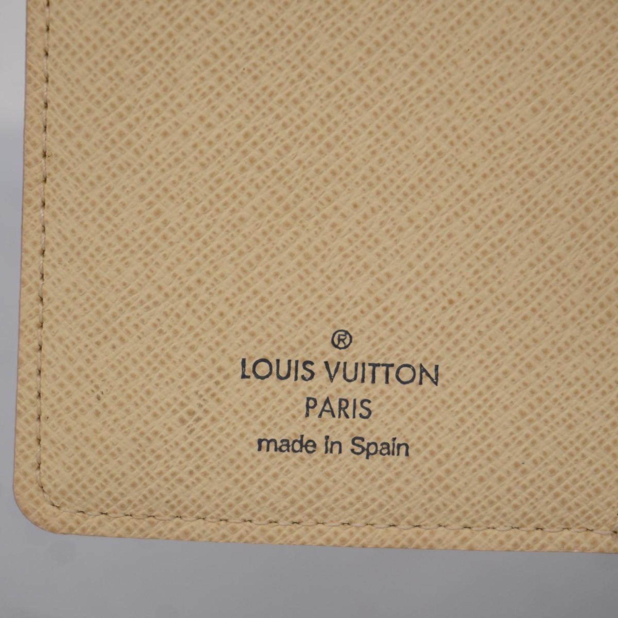 ルイ・ヴィトン(Louis Vuitton) ルイ・ヴィトン 手帳カバー ダミエ・アズール アジェンダPM R20706 ホワイトメンズ レディース