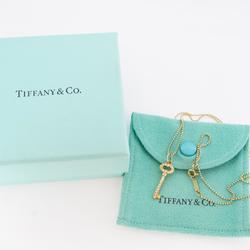 ティファニー(Tiffany) ティファニー ネックレス オーバルキー ダイヤモンド K18YG イエローゴールド  レディース