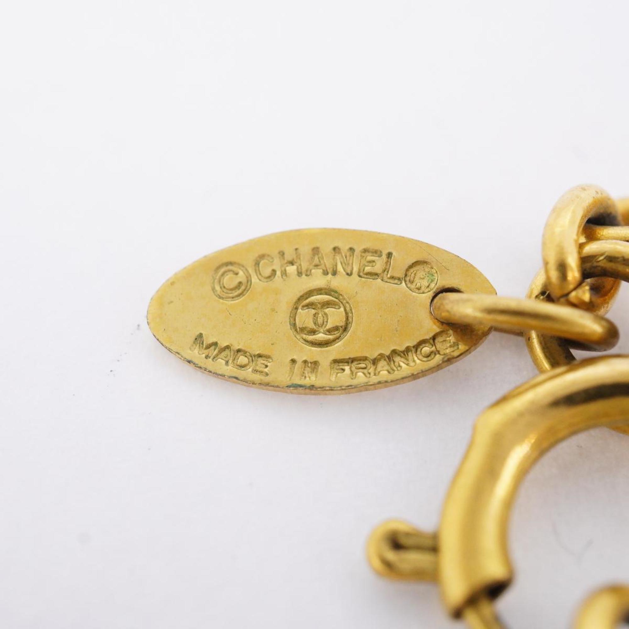 シャネル(Chanel) シャネル ネックレス  ココマーク  サークル GPメッキ ゴールド  レディース