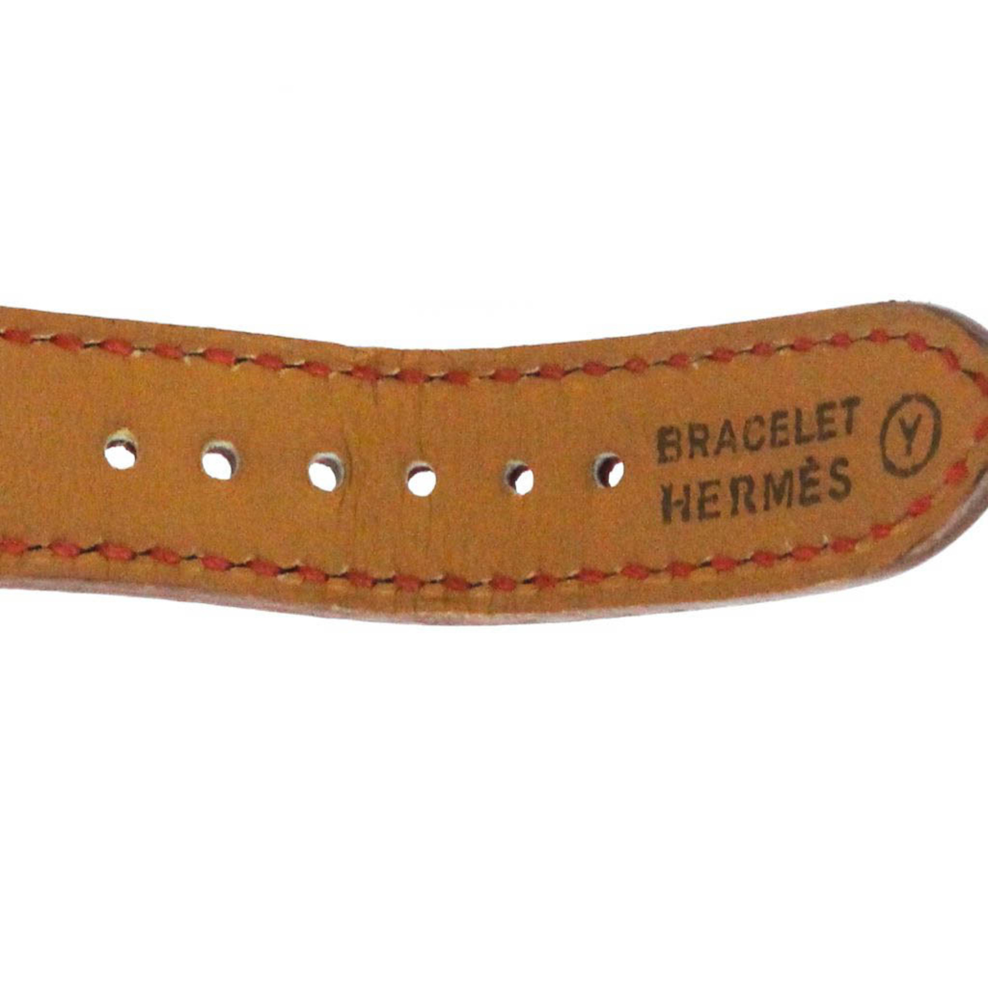 エルメス (HERMES) メドール ゴールドプレート レザー クォーツ レディース 時計 【中古】