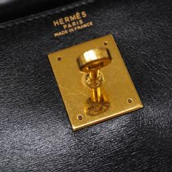 エルメス(Hermes) エルメス ハンドバッグ ケリー32 〇T刻印 ボックスカーフ ブラック   レディース