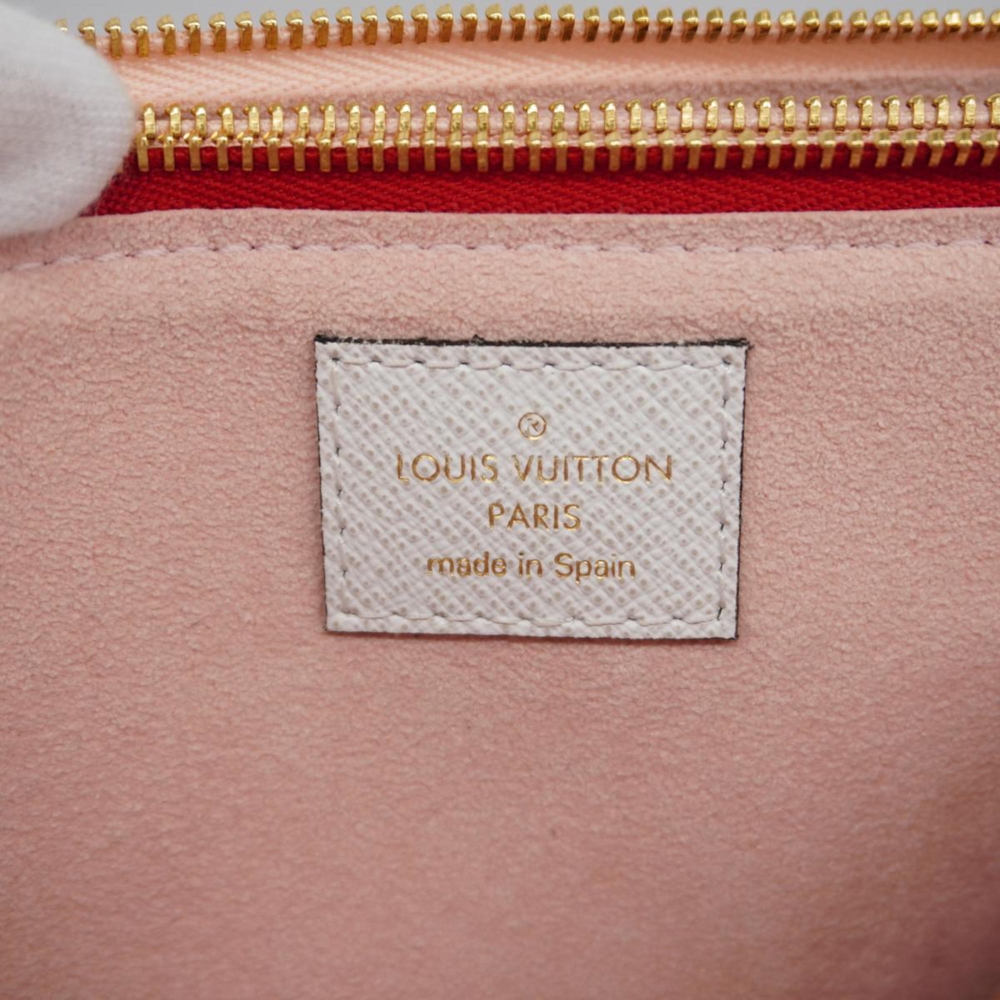 ルイ・ヴィトン(Louis Vuitton) ルイ・ヴィトン ショルダーウォレット モノグラム・ジャイアント ポシェット ドゥーブルジップ M67561 レッド ピンクレディース