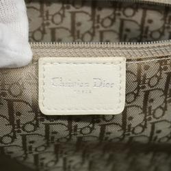 クリスチャン・ディオール(Christian Dior) クリスチャンディオール トートバッグ カナージュ レザー ホワイト   レディース