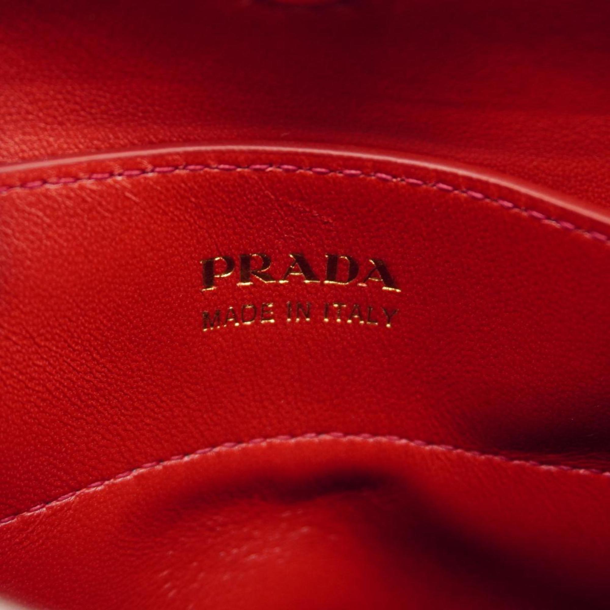 プラダ(Prada) プラダ ハンドバッグ サフィアーノ ドゥ―ブレ レザー ブラック   レディース