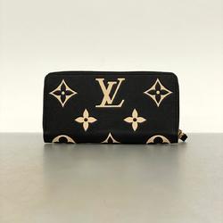 ルイ・ヴィトン(Louis Vuitton) ルイ・ヴィトン 長財布 モノグラム・アンプラント ジッピーウォレット M80481 ノワールレディース