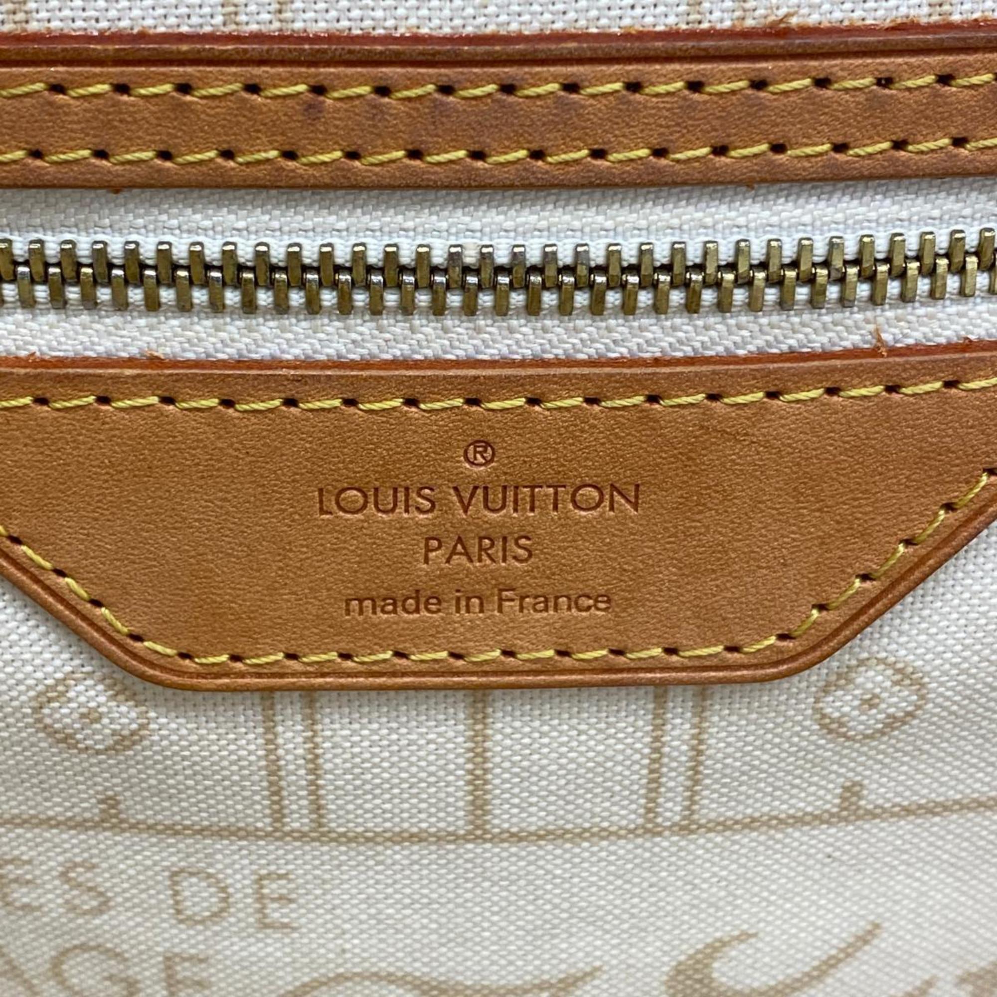 ルイ・ヴィトン(Louis Vuitton) ルイ・ヴィトン トートバッグ ダミエ・アズール ネヴァーフルMM N51107 ホワイトレディース