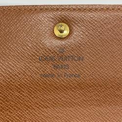 ルイ・ヴィトン(Louis Vuitton) ルイ・ヴィトン 三つ折り財布 モノグラム ポルトトレゾールエテュイパピエ M61202 ブラウンメンズ レディース