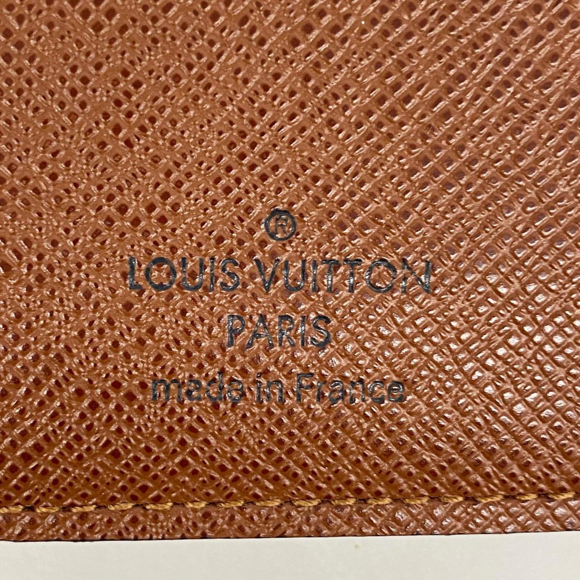 ルイ・ヴィトン(Louis Vuitton) ルイ・ヴィトン 三つ折り長財布 モノグラム ポルトフォイユウジェニ M60123 ブラウンレディース