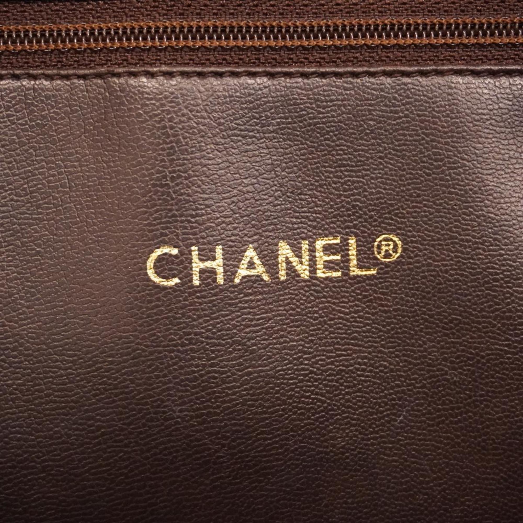 シャネル(Chanel) シャネル ショルダーバッグ マトラッセ チェーンショルダー ラムスキン ブラウン   レディース