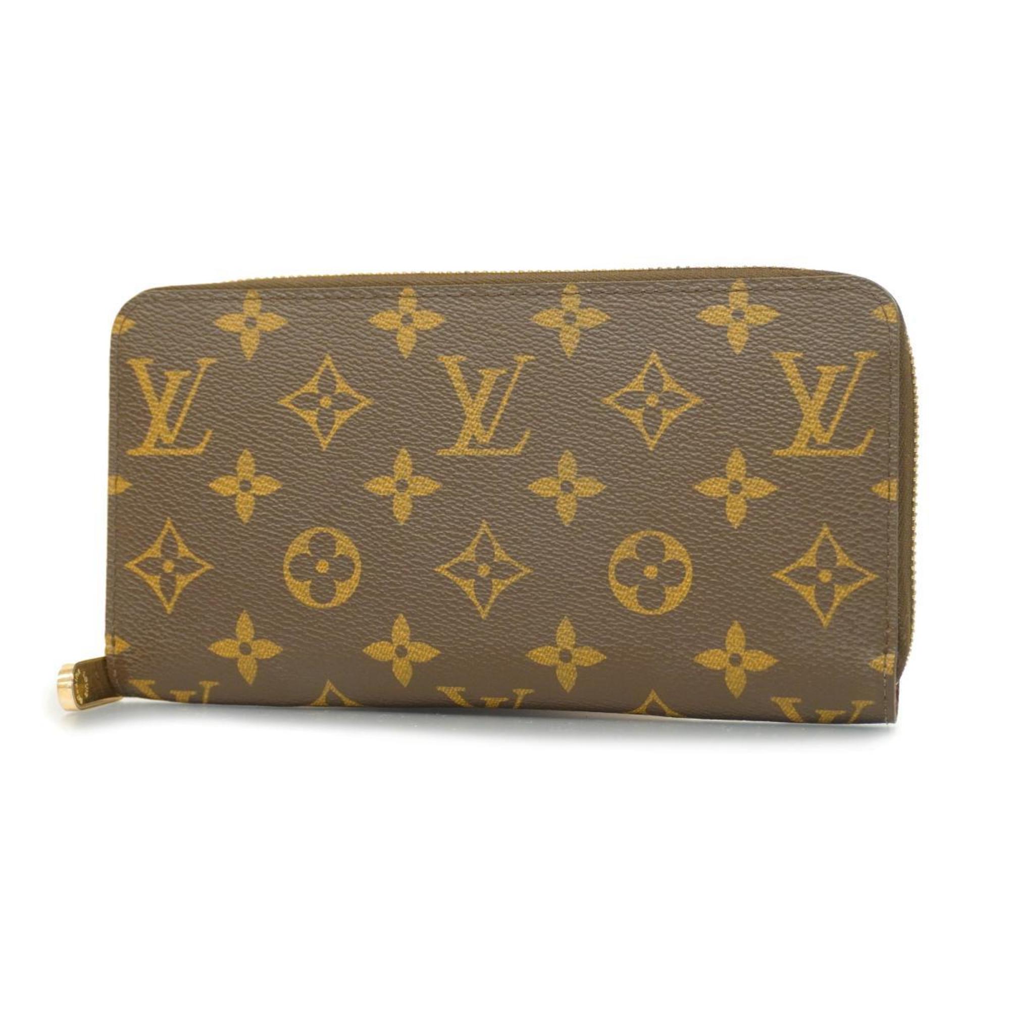 ルイ・ヴィトン(Louis Vuitton) ルイ・ヴィトン 長財布 モノグラム ジッピーウォレット M60017 ブラウンメンズ レディース