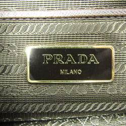 プラダ(Prada) 三角プレート BN2106 レディース Saffiano,Tessuto ハンドバッグ,ショルダーバッグ カーキブラウン