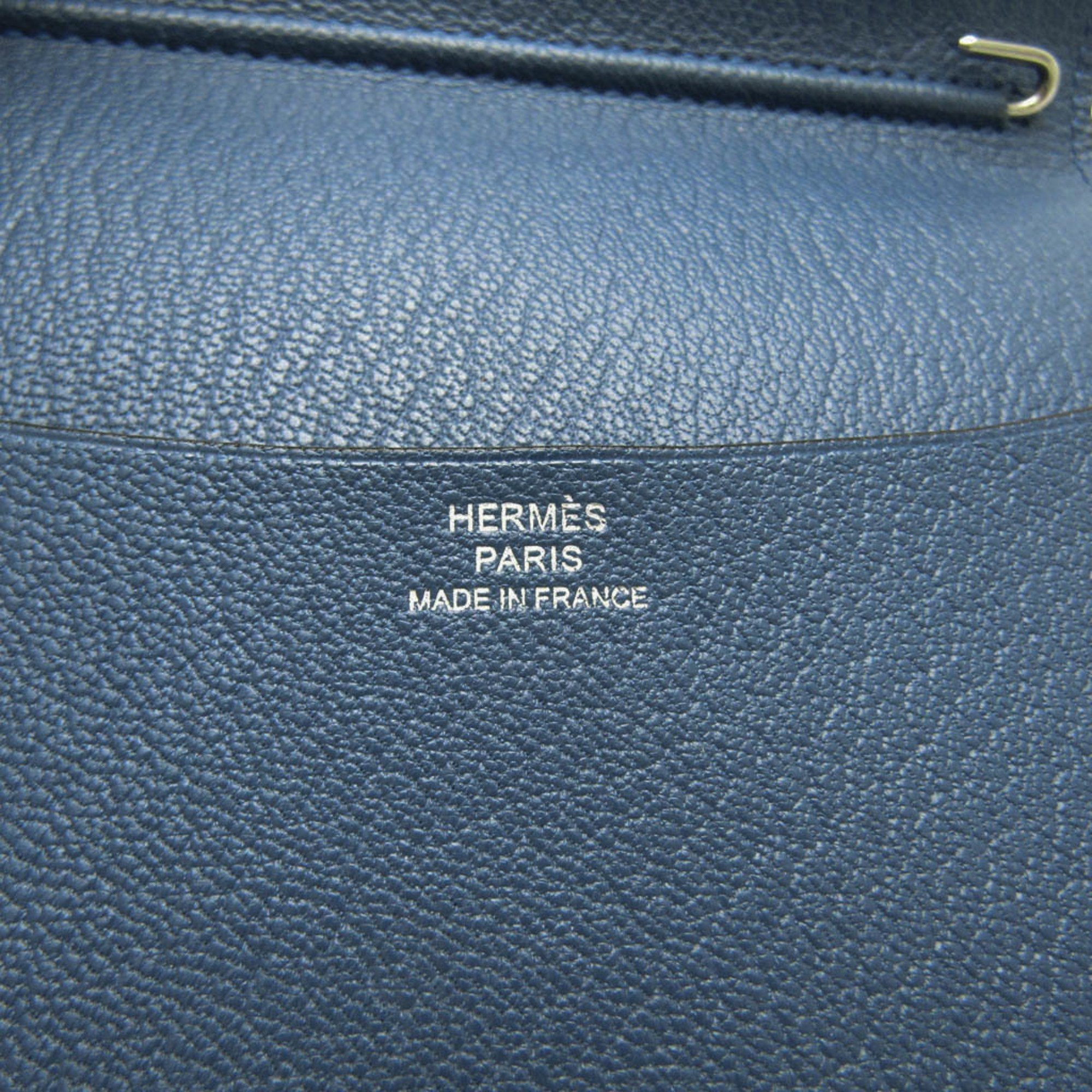 エルメス(Hermes) アジェンダ コンパクトサイズ 手帳 ディープブルー GM