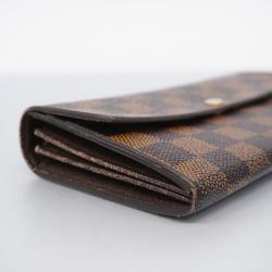 ルイ・ヴィトン(Louis Vuitton) ルイ・ヴィトン 長財布 ダミエ ポルトフォイユサラ N61734 エベヌレディース