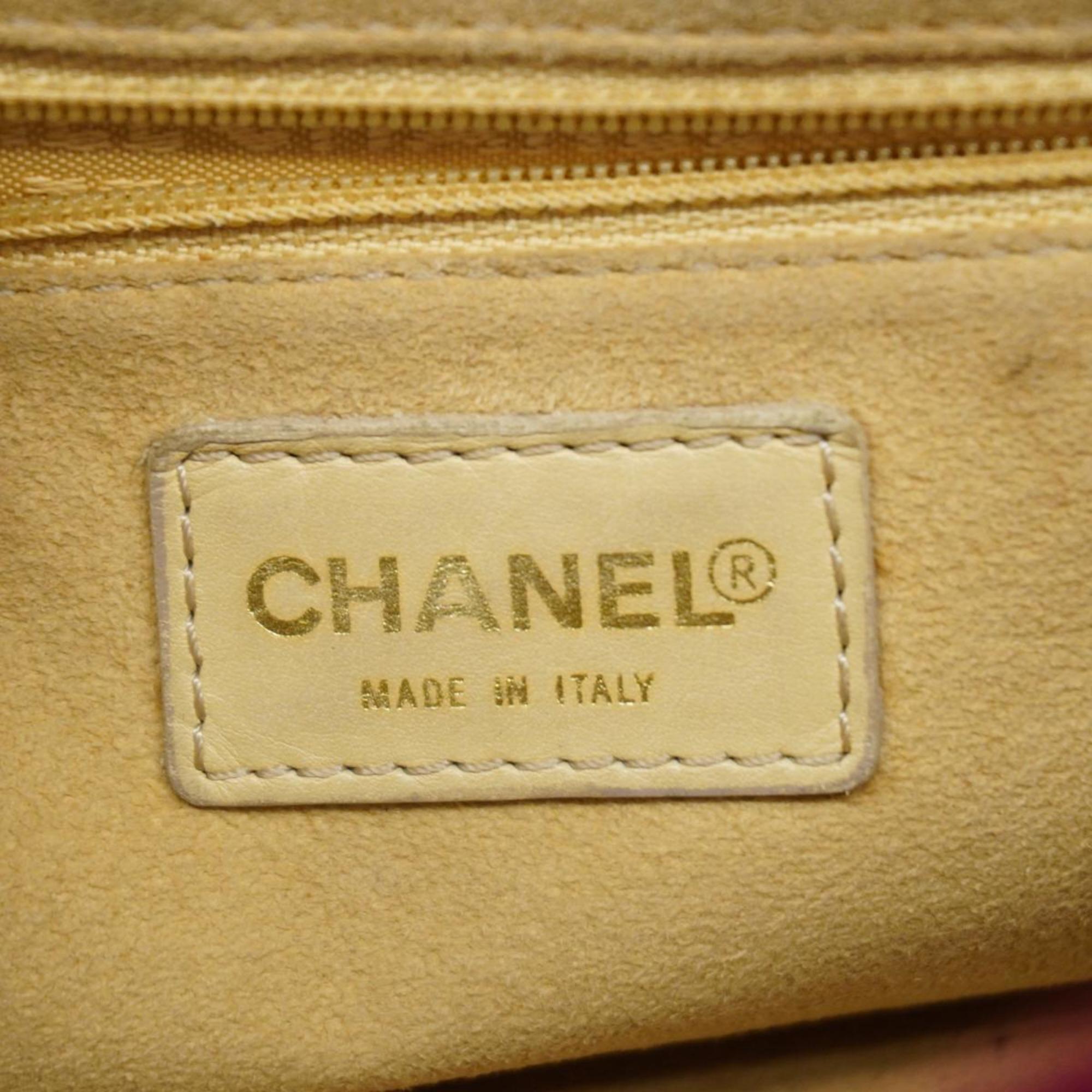 シャネル(Chanel) シャネル ショルダーバッグ チョコバー チェーンショルダー コットン ボルドー   レディース