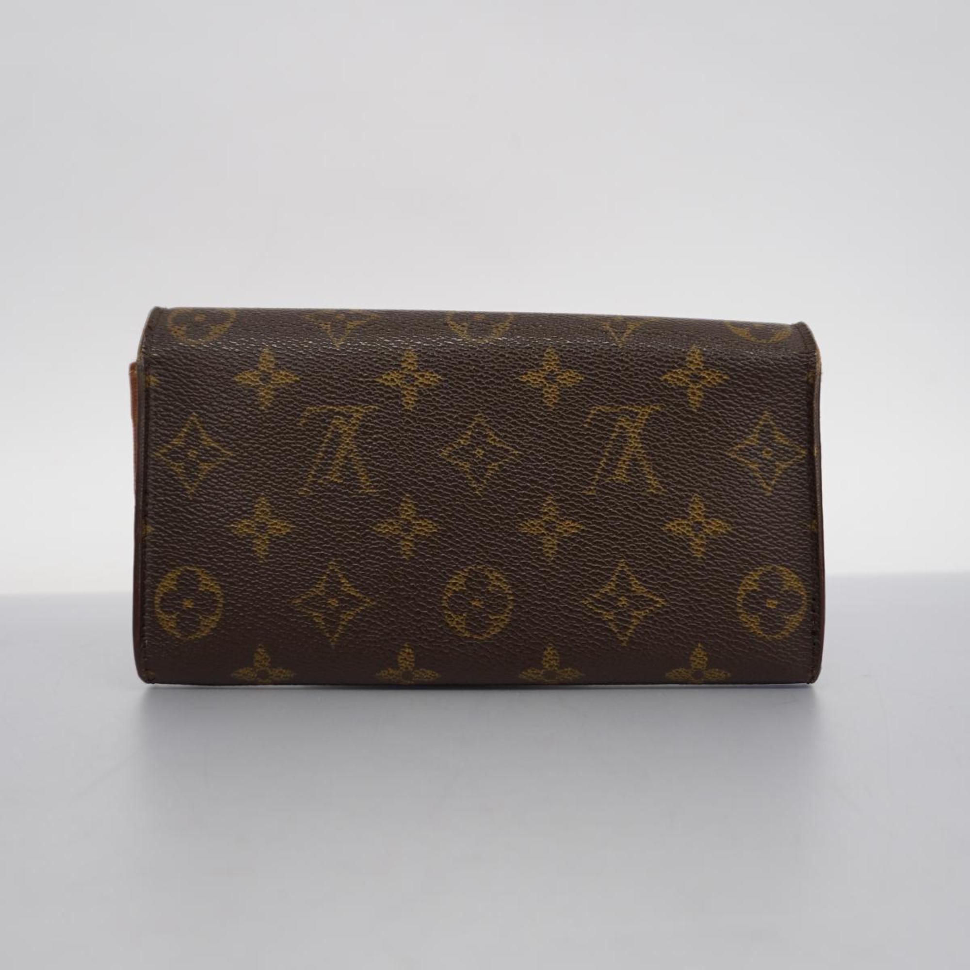 ルイ・ヴィトン(Louis Vuitton) ルイ・ヴィトン 長財布 モノグラム ポシェットポルトモネクレディ M61725 ブラウンメンズ レディース