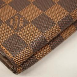 ルイ・ヴィトン(Louis Vuitton) ルイ・ヴィトン 三つ折り財布 ダミエ ポルトフォイユエリーズ N61654 エベヌメンズ レディース