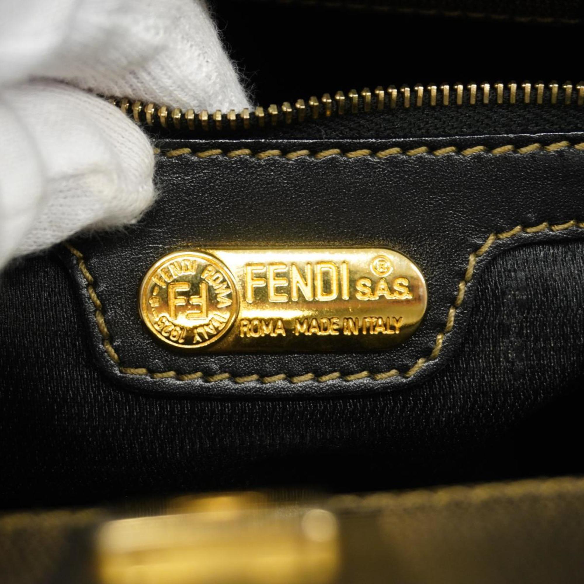 フェンディ(Fendi) フェンディ ショルダーバッグ ペカン  カーキ ブラック   レディース