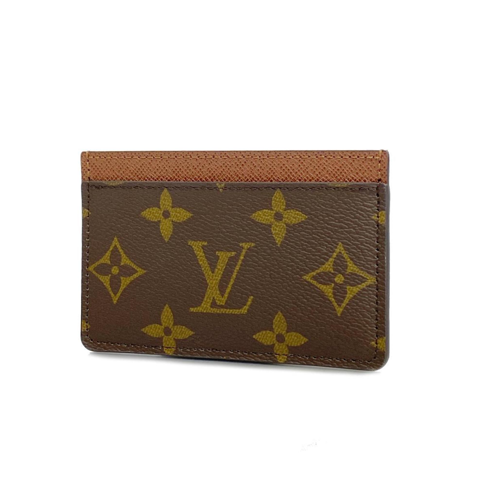 ルイ・ヴィトン(Louis Vuitton) ルイ・ヴィトン 名刺入れ・カードケース モノグラム ポルトカルトサーンプル M61733 ブラウンレディース