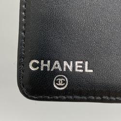 シャネル(Chanel) シャネル 長財布 アイコン ラムスキン ブラック   レディース