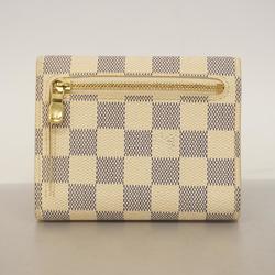 ルイ・ヴィトン(Louis Vuitton) ルイ・ヴィトン 三つ折り財布 ダミエ・アズール ポルトフォイユコアラ N60013 ホワイトレディース