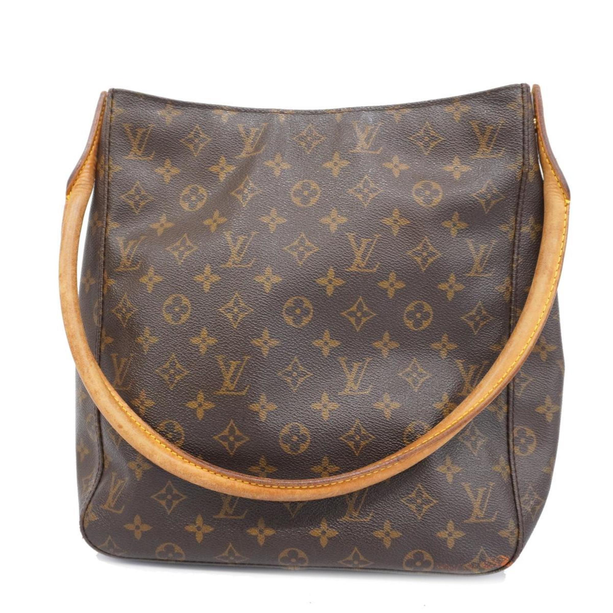 ルイ・ヴィトン(Louis Vuitton) ルイ・ヴィトン ショルダーバッグ モノグラム ルーピングGM M51145 ブラウンレディース