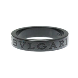 ブルガリ(Bvlgari) ダブルロゴ セラミック,K18ホワイトゴールド(K18WG) ファッション ダイヤモンド バンドリング ブラック