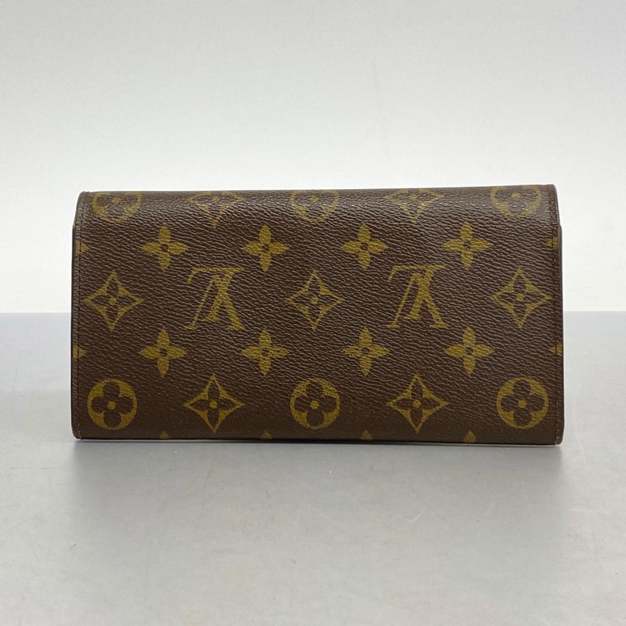 ルイ・ヴィトン(Louis Vuitton) ルイ・ヴィトン 長財布 モノグラム ポルトフォイユエミリー M60698 ミモザレディース