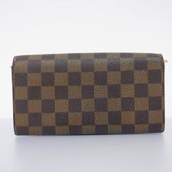 ルイ・ヴィトン(Louis Vuitton) ルイ・ヴィトン 長財布 ダミエ ポルトフォイユサラ N61734 エベヌレディース