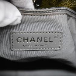 シャネル(Chanel) シャネル ショルダーバッグ マトラッセ チェーンショルダー キャビアスキン カーキ   レディース